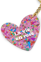 Porte clés La vie en rose
