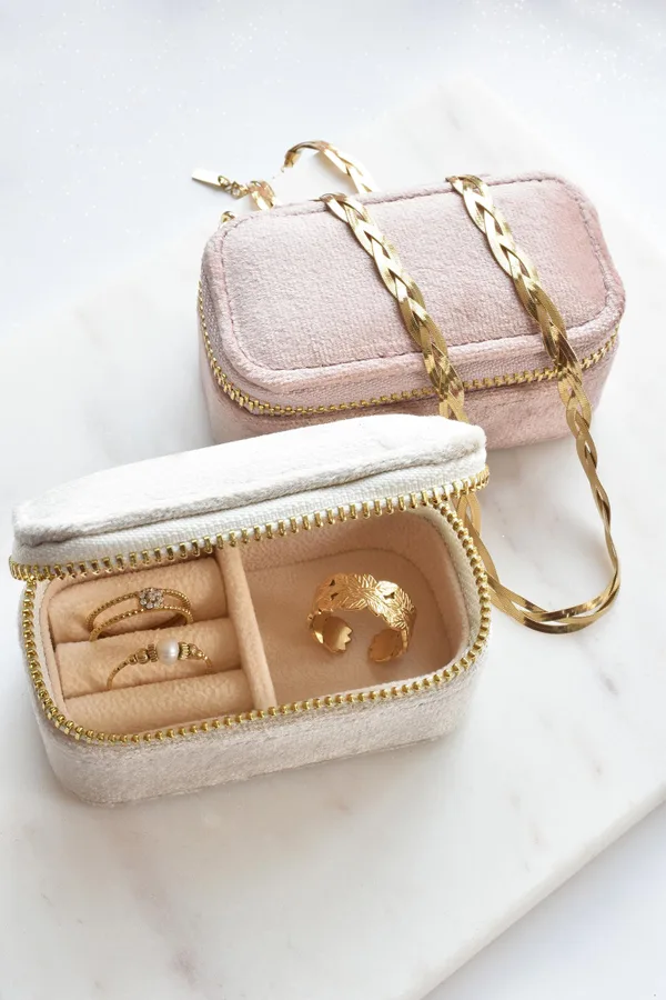 Boîte à bijoux de voyage