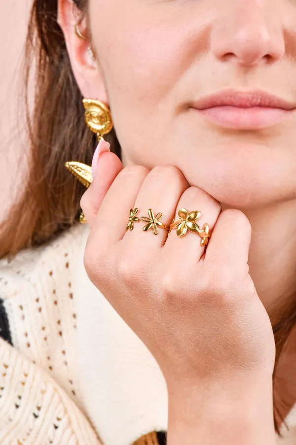 Bague Lathée