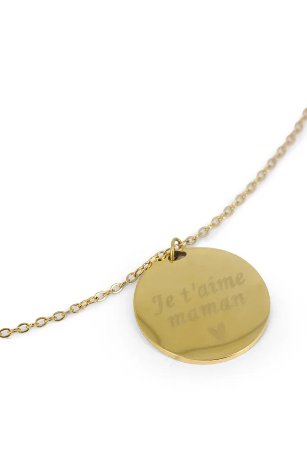 Collier Je t'aime maman