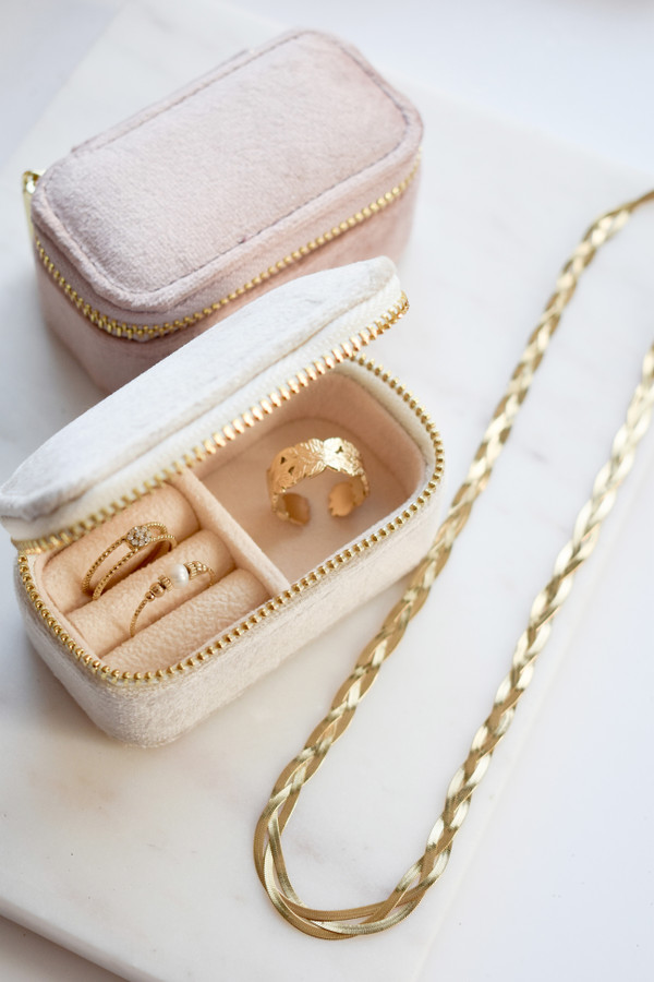 Boîte à bijoux de voyage
